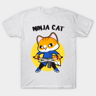 Ninja Cat Cats Gift Saying Cat Lover T-Shirt